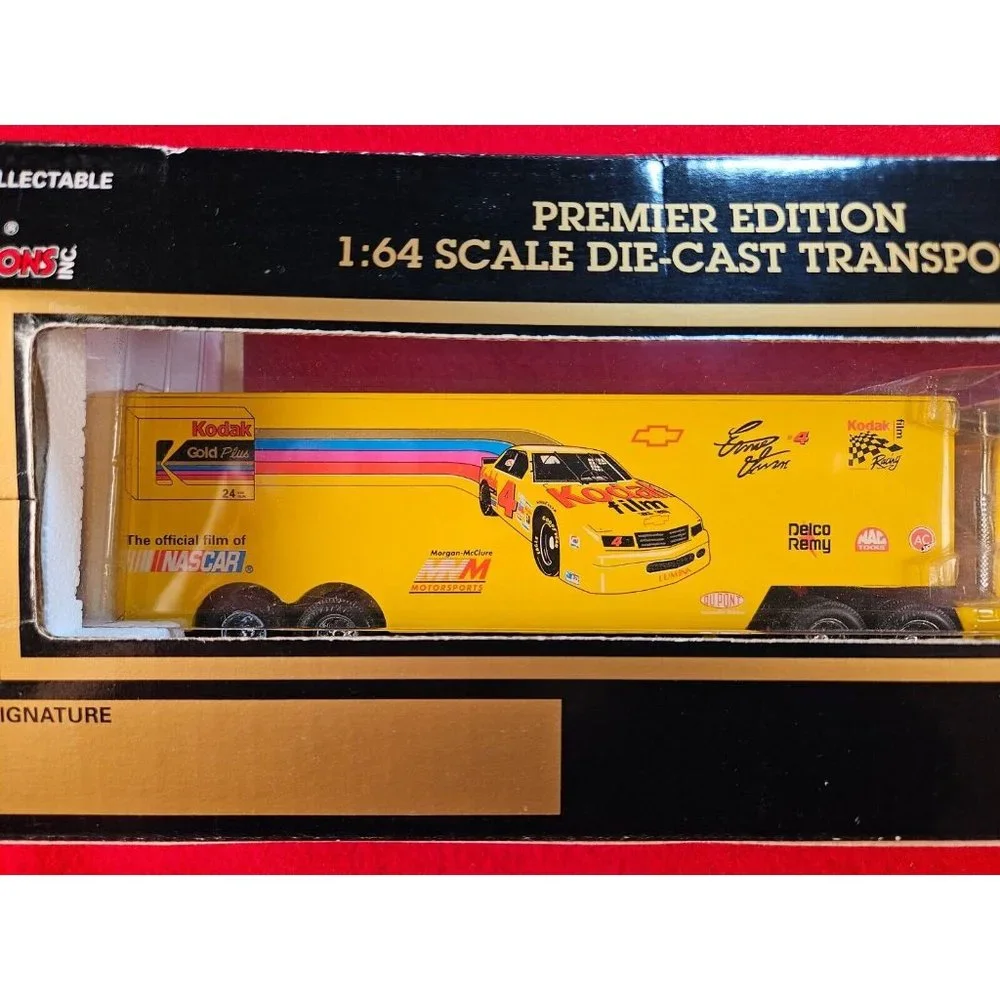 ERNIE IRVAN #4 NASCAR TRANSPORTER 1993 PREMIER LIMITED EDITION 1 OF 3,000 - NIB